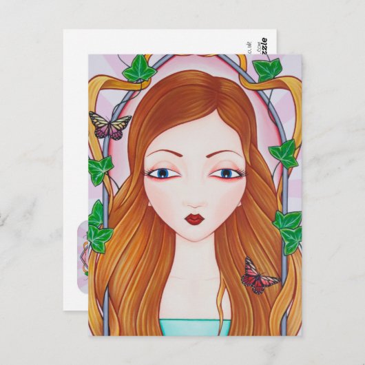 Carte Postale Rapunzel (Devant / Derrière)