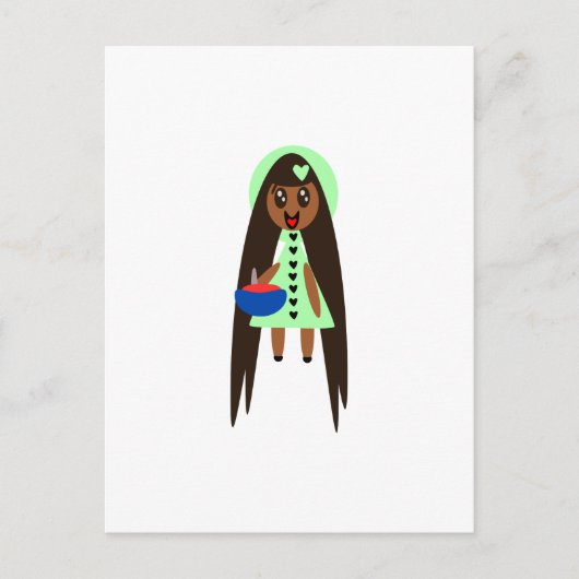 Carte Postale Rapunzel et la soupe magique aux tomates (Devant)