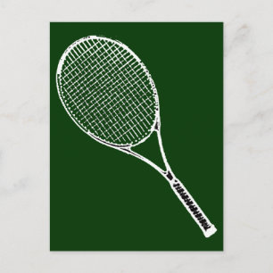 Carte Postale raquette de tennis