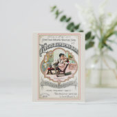 Carte Postale Rasage vintage (Debout devant)