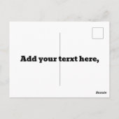 Carte Postale Rascal (Dos)