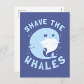 Carte Postale Raser Les Baleines (Devant / Derrière)