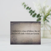 Carte Postale Rasez Vos Larmes (Debout devant)