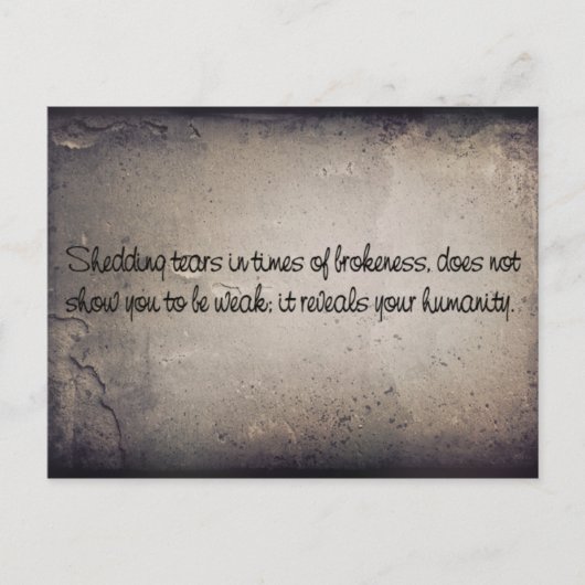 Carte Postale Rasez Vos Larmes (Devant)