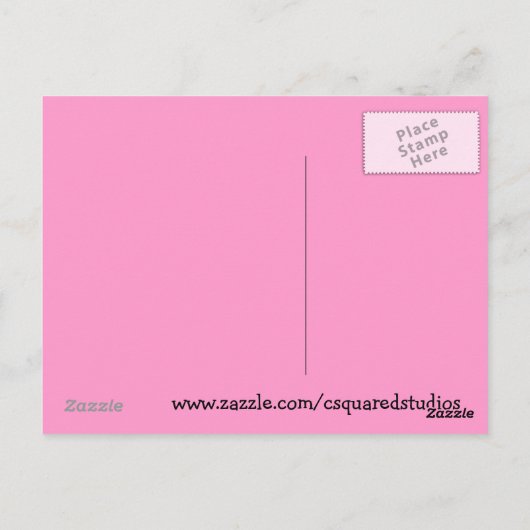 Carte postale Raspberry Sherbet (Dos)