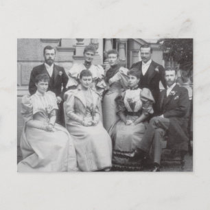 Carte Postale Rassemblement familial ROMANOV - RUSSIE - HESSEN #
