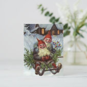 Carte Postale "Rassembler des boughs de pin" par Jenny Nystrom (Debout devant)