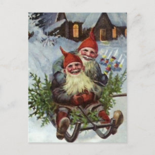 Carte Postale "Rassembler des boughs de pin" par Jenny Nystrom