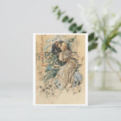 Carte Postale Rassembler du miel (Debout devant)