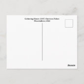 Carte Postale Rassembler du miel (Dos)