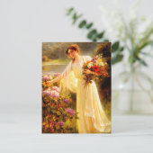 Carte Postale Rassembler les fleurs (Debout devant)