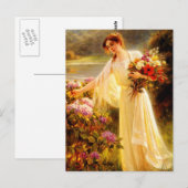 Carte Postale Rassembler les fleurs (Devant / Derrière)