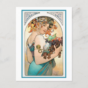 Carte postale - Rassembler les fruits