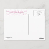 Carte Postale Rassembler Ye Rosebuds par John W. Waterhouse (Dos)