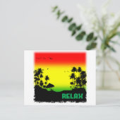 Carte Postale rasta de relaxation (Debout devant)