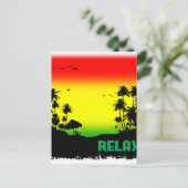 Carte Postale rasta de relaxation (Debout devant)