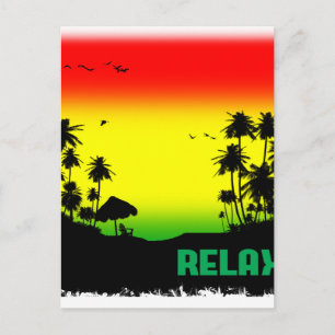 Carte Postale rasta de relaxation