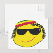 Carte Postale Rasta Emoji (Devant / Derrière)