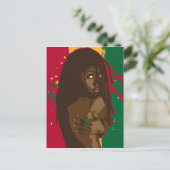 Carte Postale Rasta Girl (Debout devant)