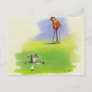 Carte Postale rat coquin