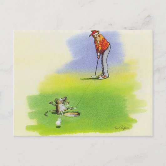 Carte Postale rat coquin (Devant)