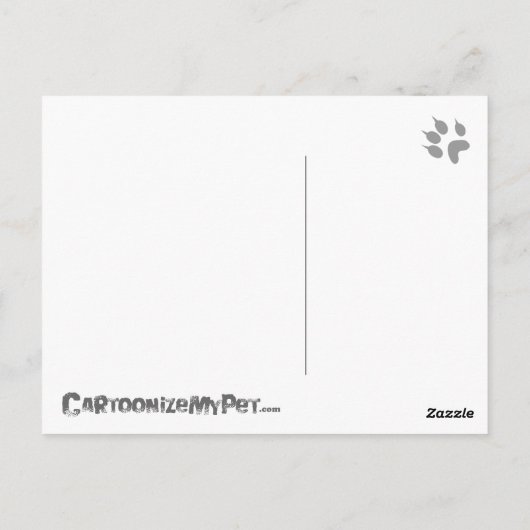 Carte Postale Rat d'anniversaire (Dos)