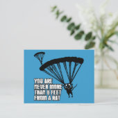 Carte Postale Rat drôle (Debout devant)