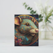 Carte Postale rat IA (Debout devant)