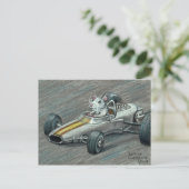 Carte postale Rat in Race Car (Debout devant)