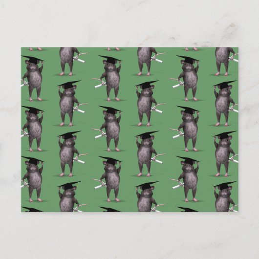 Carte Postale Rat Le Plus Intelligent De La Ville (Devant)