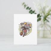 Carte Postale Rat Motocross Rider (Debout devant)