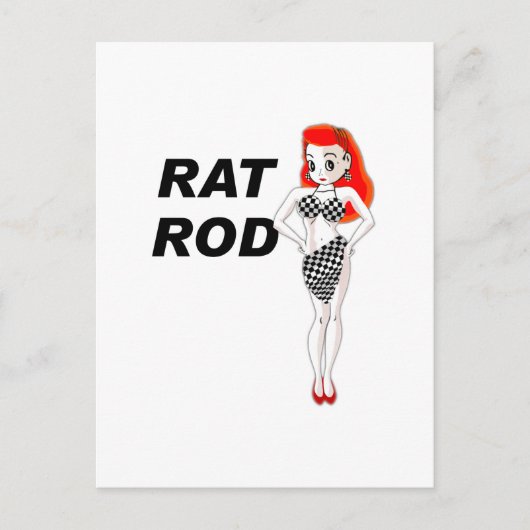 Carte Postale Rat Rod (Devant)
