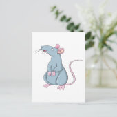 Carte Postale Rat souriant (Debout devant)