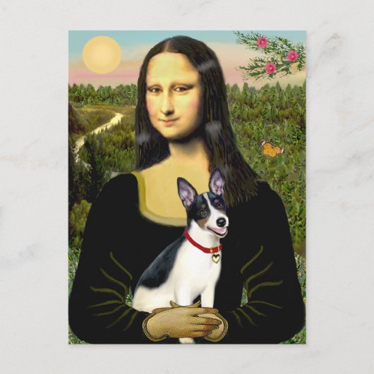 Carte Postale Rat Terrier - Mona Lisa (Devant)