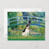 Carte Postale Rat Terrier - Pont (Devant / Derrière)