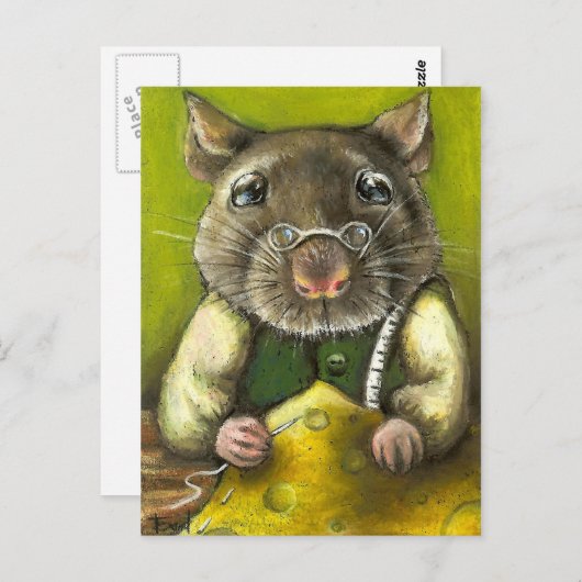 Carte Postale Rat the Tailor (Devant / Derrière)