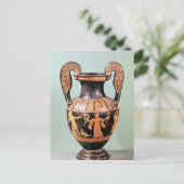 Carte Postale Rateuse à vison rouge (Debout devant)