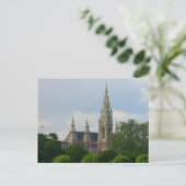 Carte Postale Rathaus, Vienne Autriche (Debout devant)