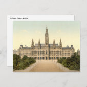 Carte Postale Rathaus, Vienne, Autriche (Devant / Derrière)