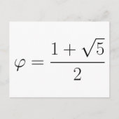 Carte Postale Ratio d'or (Devant)