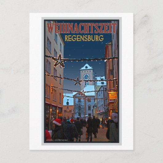 Carte Postale Ratisbonne Altes Rathaus (Devant)