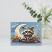 Carte Postale Raton laveur (Debout devant)