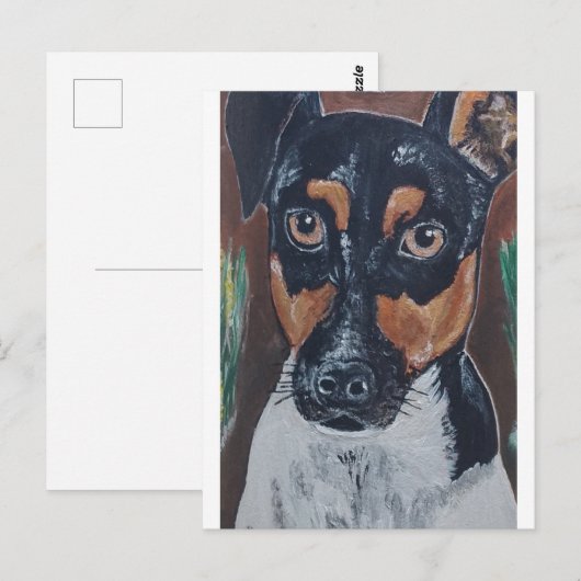 Carte Postale Ratonero dans Canyon Peinture par Alfred Fox (Devant / Derrière)