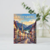 Carte Postale Rattenberg Autriche (Debout devant)