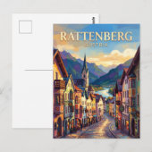 Carte Postale Rattenberg Autriche (Devant / Derrière)