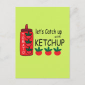 Carte Postale Rattrapons-nous avec du ketchup (Devant)