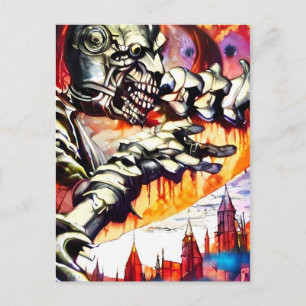 Carte Postale Ravageur de la peur - Art de Ken Gage