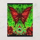 Carte Postale Rave papillon (Devant)