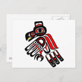 Carte Postale raven haida 2009 (Devant / Derrière)