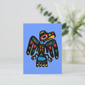 Carte Postale Raven Native American (Debout devant)